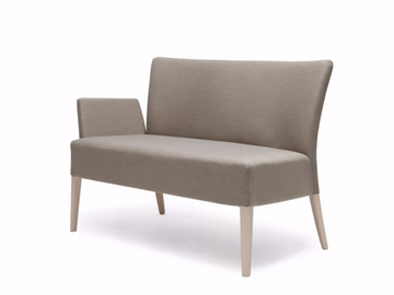 NOBLESSE 218 - Fabric small sofa by Origins 1971 - view 2